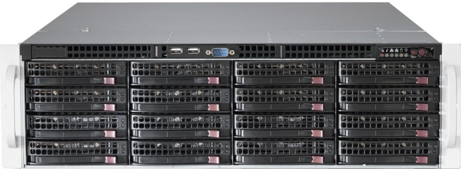 Серверная платформа Supermicro SuperStorage 6038R-E1CR16H 3U 2xLGA 2011v3 16x3.5", SSG-6038R-E1CR16H