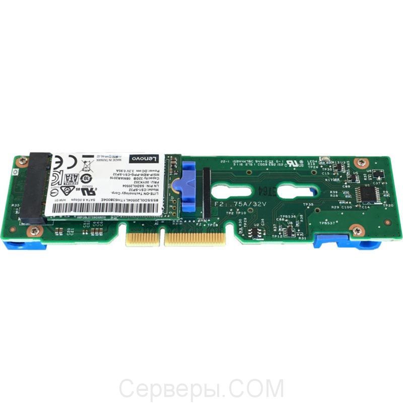 Модуль расширения Lenovo ThinkSystem M.2 Enablement Kit, 7Y37A01092