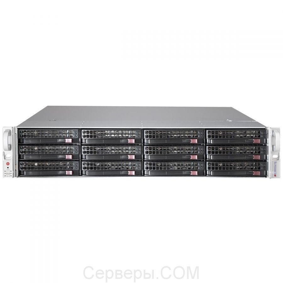 Корпус Supermicro SuperChassis 826BE1C4-R1K23LPB Rack 1200Вт Чёрный 2U, CSE-826BE1C4-R1K23LPB