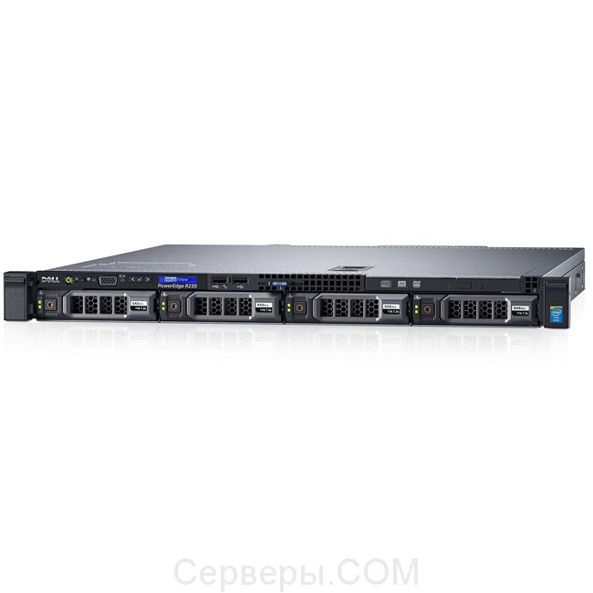 Сервер Dell PowerEdge R230 3.5" Rack 1U, 210-AEXB-62