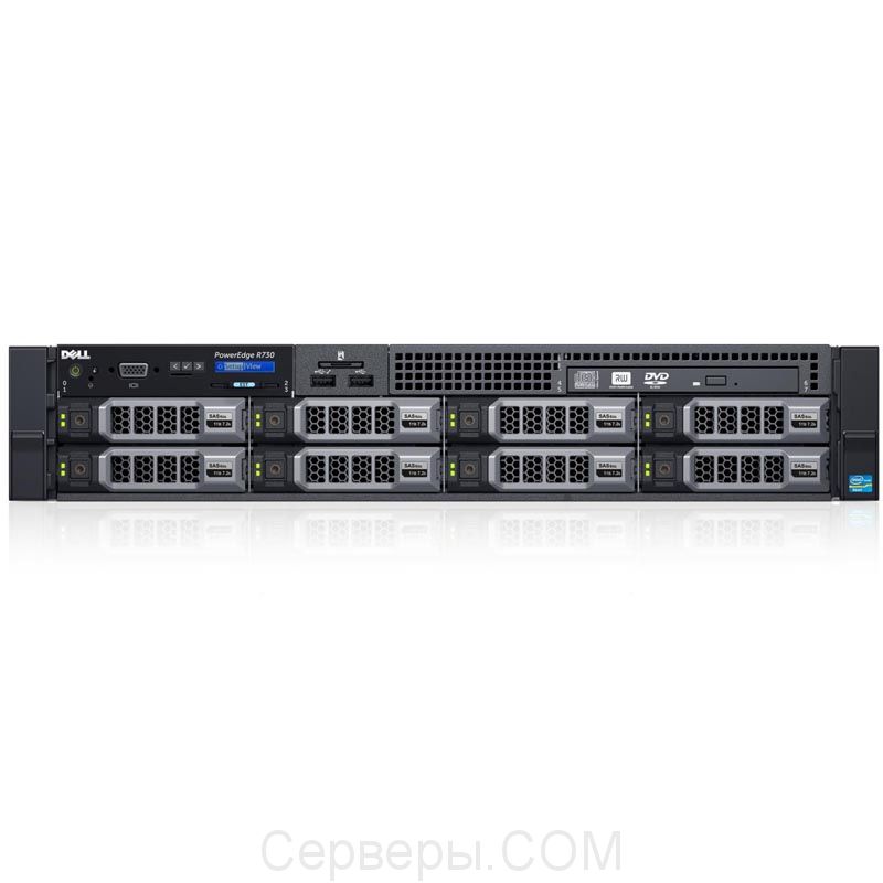 Сервер Dell PowerEdge R730 3.5" Rack 2U, 210-ACXU-322