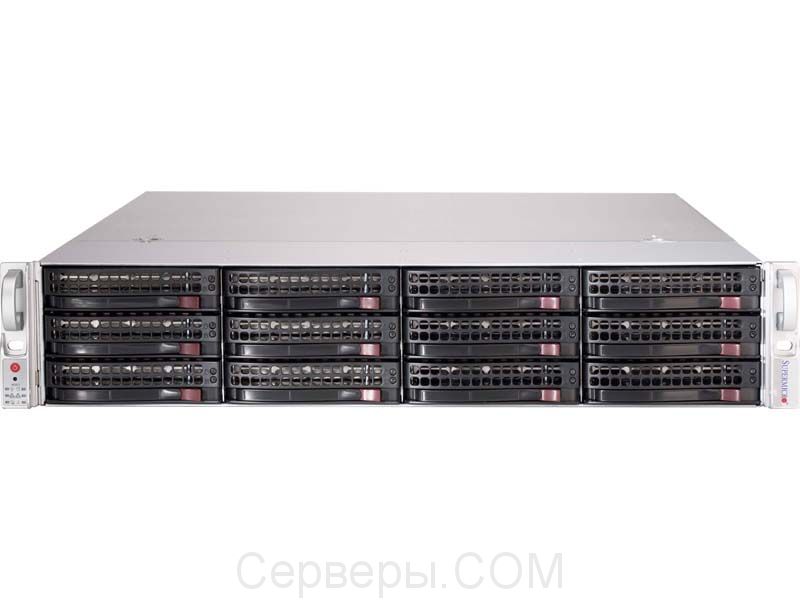 Корпус Supermicro SuperChassis 826BE2C-R920LPB Rack 920Вт Чёрный 2U, CSE-826BE2C-R920LPB