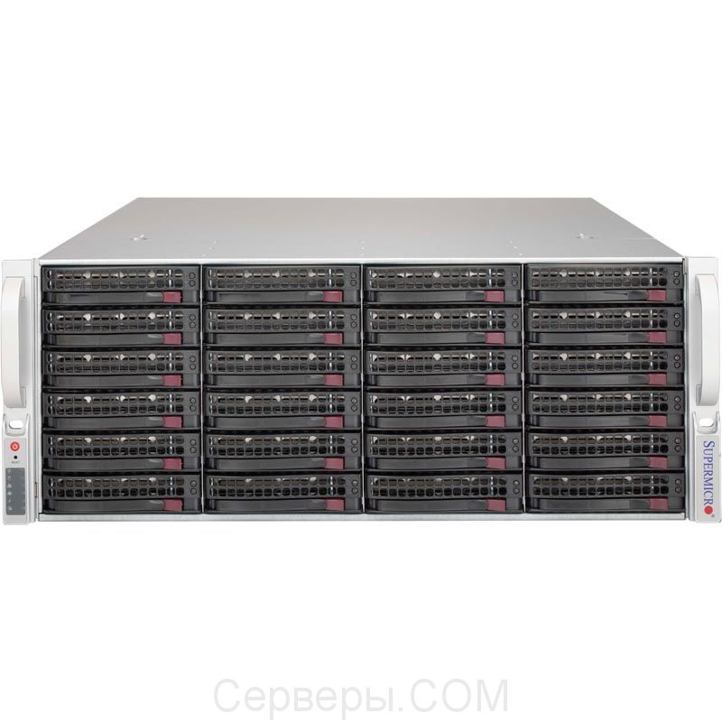 Корпус Supermicro SuperChassis 846BE2C-R1K03JBOD Rack 1000Вт 4U, CSE-846BE2C-R1K03JBOD