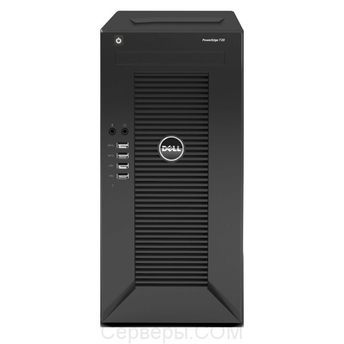 Сервер Dell PowerEdge T20 3.5" Tower, 210-ACCE-38