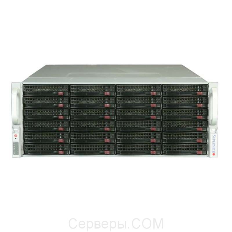 Корпус Supermicro SuperChassis 847E26-R1400LPB Rack 1400Вт Чёрный 4U, CSE-847E26-R1400LPB