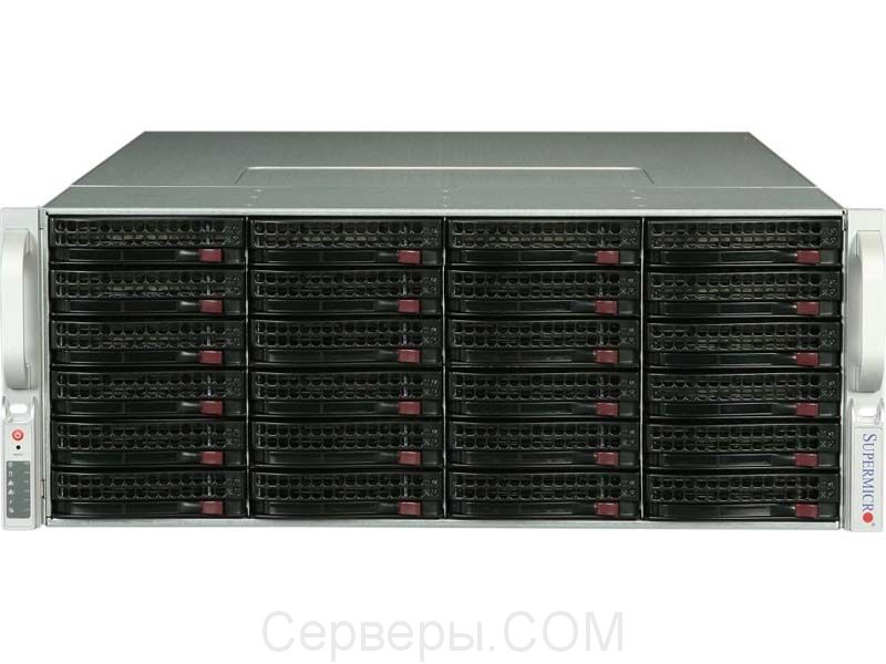 Корпус Supermicro SuperChassis 847E2C-R1K28JBOD Rack 1280Вт Чёрный 4U, CSE-847E2C-R1K28JBOD