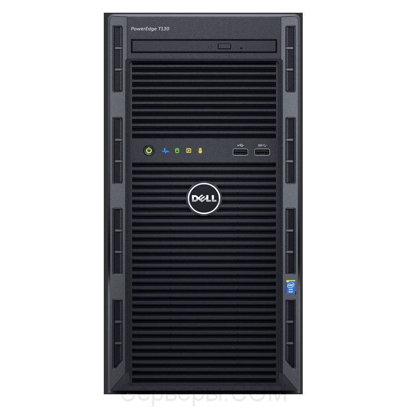 Сервер Dell PowerEdge T130 3.5" Minitower, T130-AFFS-002