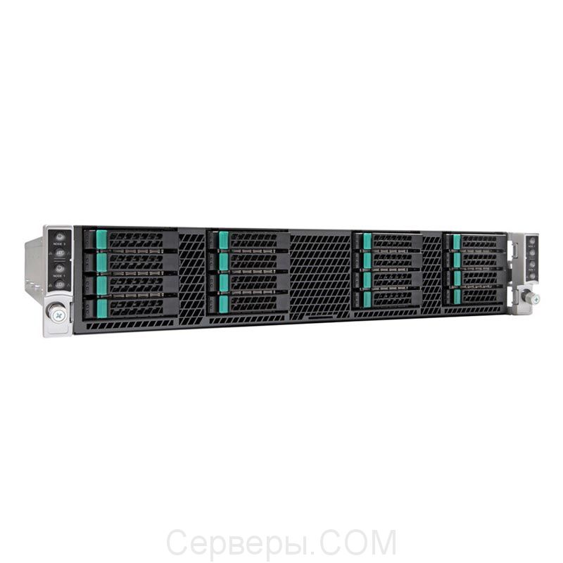 Корпус Intel Bobcat Peak Rack 1600Вт Чёрный 2U, H2216XXKR2