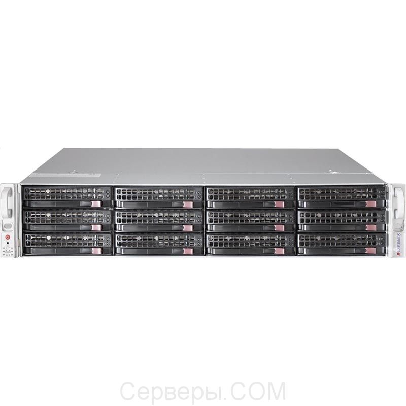 Серверная платформа Supermicro SuperServer 6028R-E1CR16T 2U 2xLGA 2011v3 12x3.5", SSG-6028R-E1CR16T