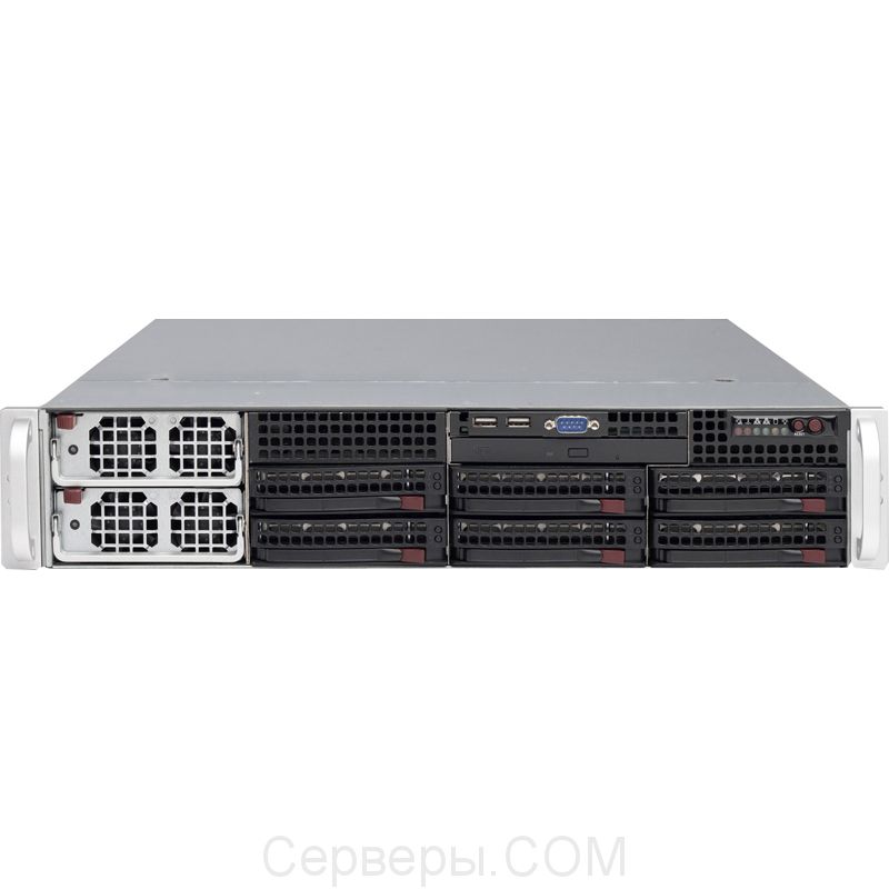 Корпус Supermicro SuperChassis 828TQ+-R1400LPB Rack 1400Вт Чёрный 2U, CSE-828TQ+-R1400LPB