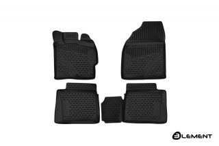 Коврики 3D в салон TOYOTA Prius 30, 2009-2015, правый руль, 4 шт. (полиуретан)