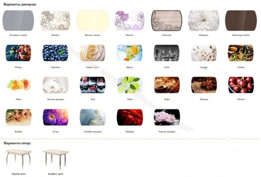 Стол обеденный "Бостон-2" Флоренс/хром брифинг