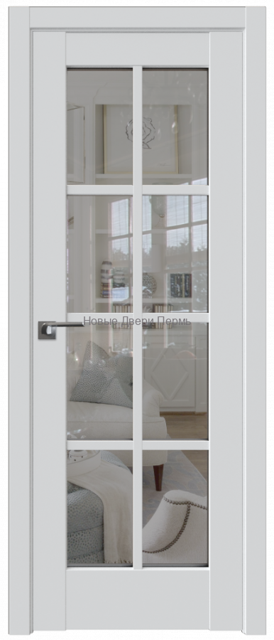 101U Аляска стекло прозрачное - PROFIL DOORS межкомнатные двери