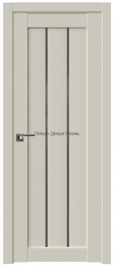 49U МАГНОЛИЯ САТИНАТ стекло Графит - PROFIL DOORS межкомнатные двери