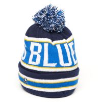 Шапка NHL Saint Louis Blues с вышивкой черная (Арт. 59139)