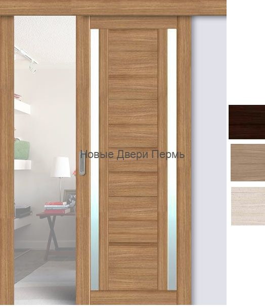Раздвижная дверь La Stella 203 Экошпон 4 цвета