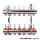 Коллектор с расходомерами и смесительным узлом ICMA  1"/3/4" (6)