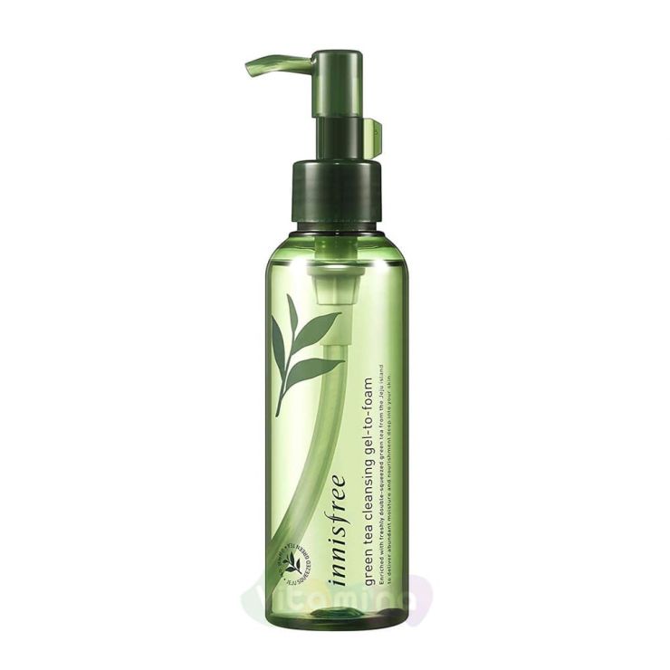 Innisfree Очищающий гель с зеленым чаем Green Tea Cleansing Gel To Foam, 150 мл