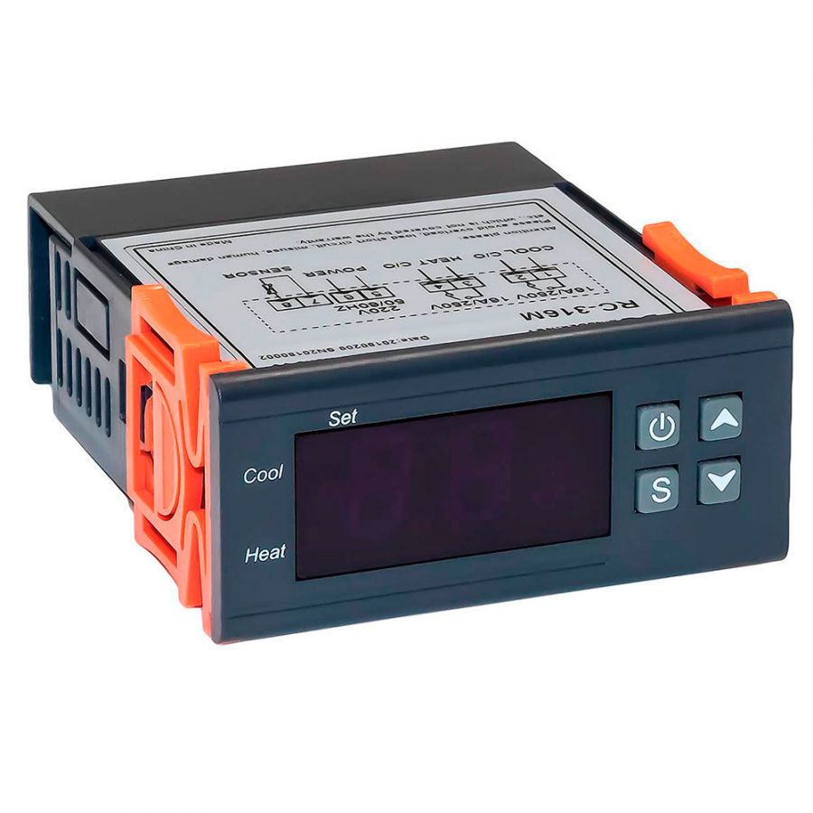 Терморегулятор Ringder RC-316M 16А универсальный с функцией нагрева и охлаждения  2 выхода