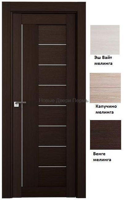 17Х AL дверь со стеклом PROFIL DOORS межкомнатная
