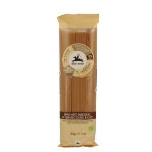 Макароны Спагетти из цельной пшеницы и нута Alce Nero Spaghetti Integrali di grano duro e Ceci Biologici - 500 г (Италия)
