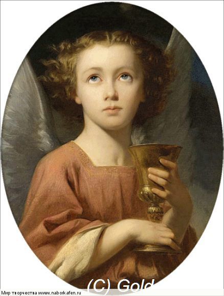 1547 An Angel Holding a Chalice