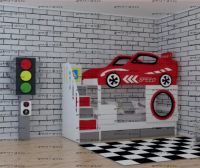 Кровать двухъярусная машина Fantasy №К