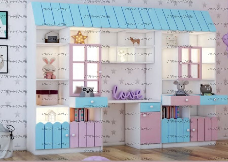 Шкаф 3хдверный Сказка №К