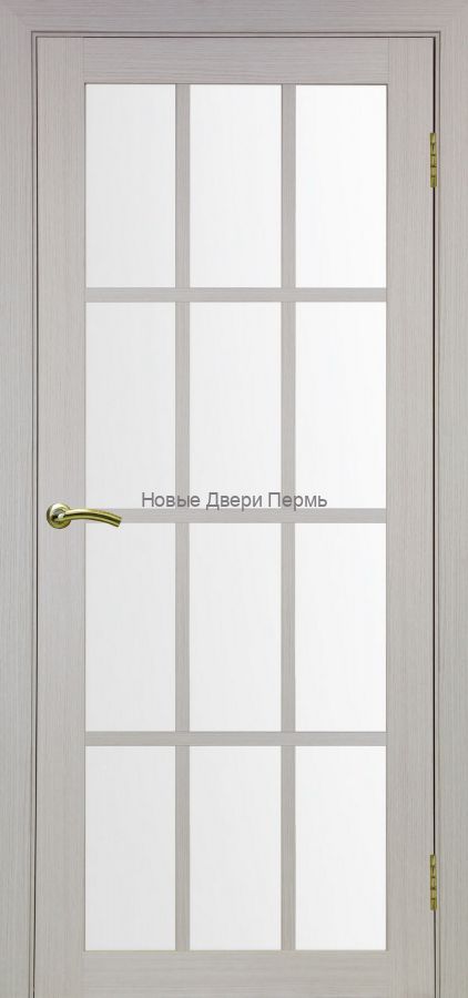 "Турин 542" Межкомнатная дверь со стеклом английская решетка