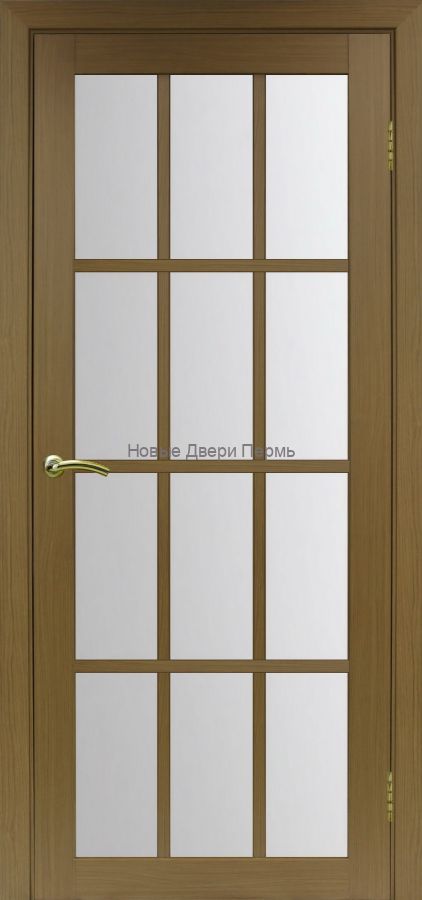 "Турин 542" Межкомнатная дверь со стеклом английская решетка