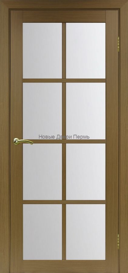 "Турин 541" Межкомнатная дверь со стеклом английская решетка