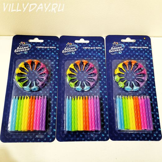 Свечи-радуга