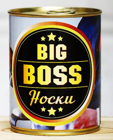 Носки в банке BIG BOSS