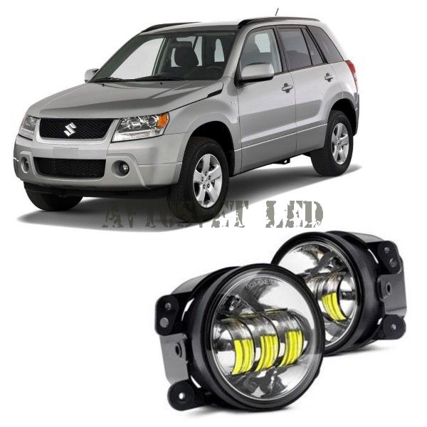 Противотуманные светодиодные фары ASF4-30 Watt flood на SUZUKI Grand Vitara II