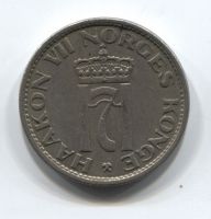 50 эре 1957 года Норвегия