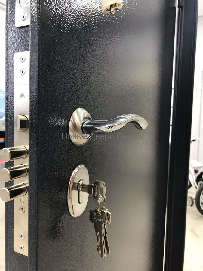 TRUST MASS MP Антрацит букле Ясень ривьера айс стальная дверь