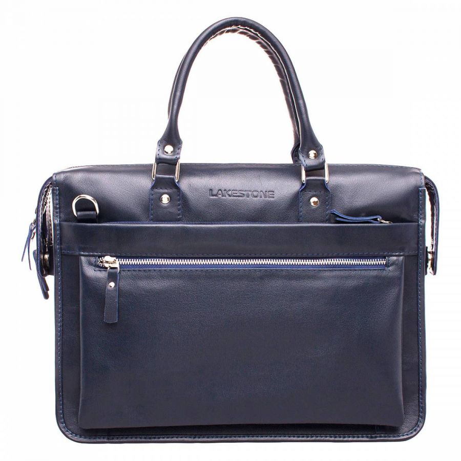 Мужская деловая сумка Lakestone Halston Dark Blue