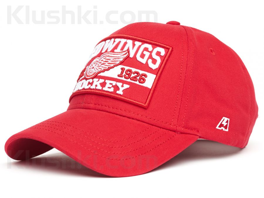 Кепка "NHL Detroit Red Wings Est. 1926" красная (Арт. 31103)