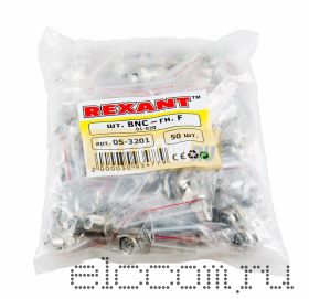 ПЕРЕХОД штекер BNC - гнездо F (01-020) REXANT