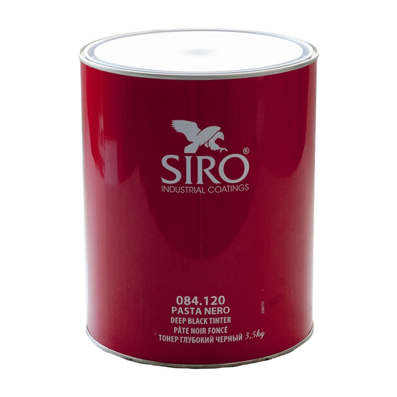 Siro 084.120 Deep Black Пигментная паста, объем 3,5кг.