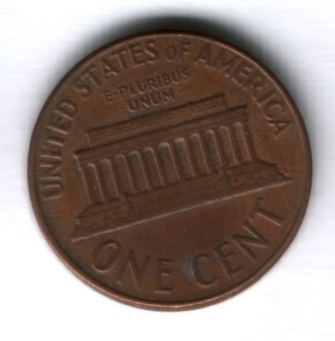 1 цент 1963 года D США, VF