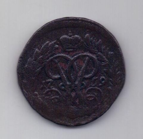 2 копейки 1759 года Гуртовая надпись