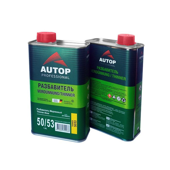 Autop Tinner Slow 50/53 Разбавитель медленный, акриловый, объем 1л.