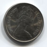 10 пенсов 1977 года Великобритания UNC