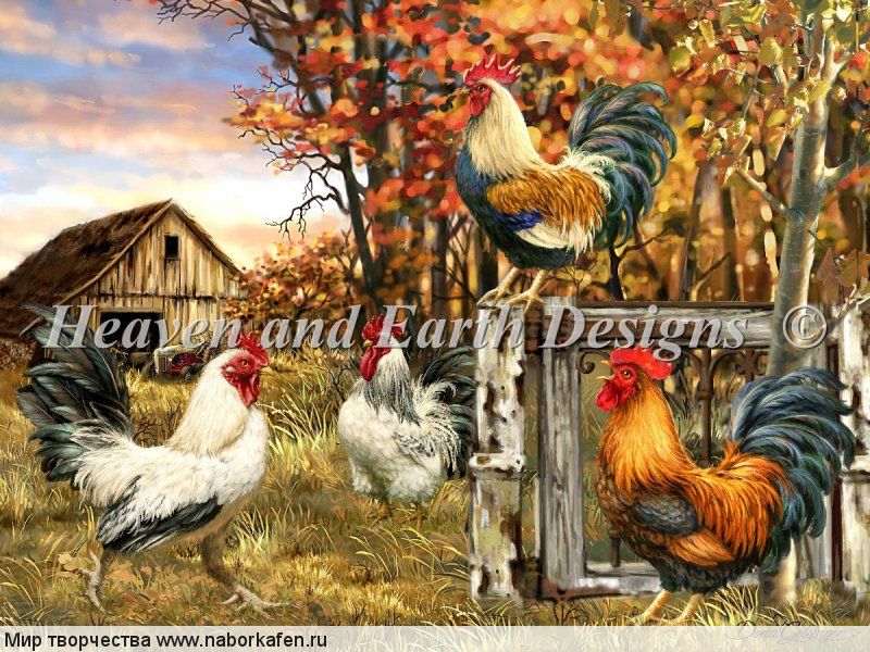 HAEDJG 25304 Rooster Farm