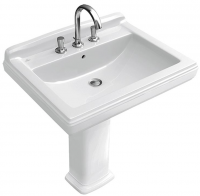 Раковина Villeroy&Boch Hommage 7101 75R1 75x58 схема 1