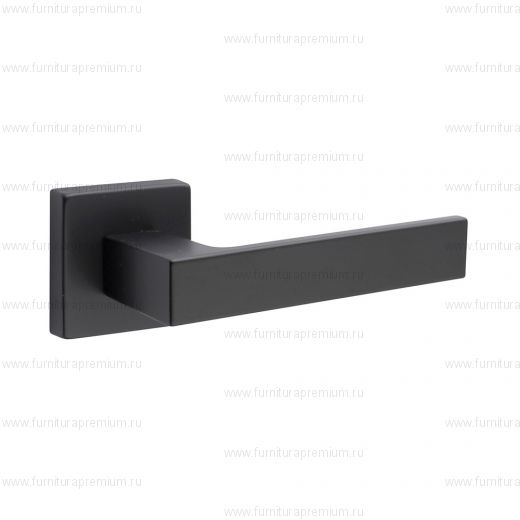 Ручка Fimet Kubo Black 1317/215 на квадратной  розетке