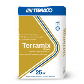 Terraco Terramix Coarse Тонкослойная Штукатурная Крупнозернистая Ремонтная Смесь 25кг