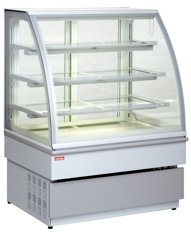 Холодильная витрина Unis Georgia III 100 (double glass, inoх)