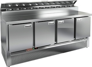 Стол для пиццы Hicold PZE2-1111/GN (1/6H)